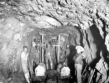 Early underground miners like these in Morenci worked long hours under dangerous conditions to produce the copper that helped the United States become the world’s economic powerhouse.