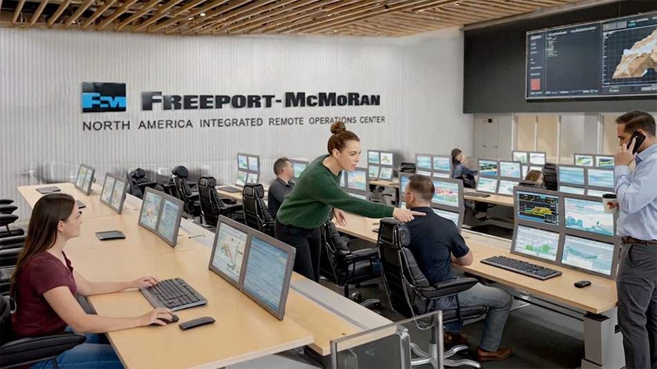The new Integrated Remote Operations Center allows Freeport to standardize operational monitoring and response.